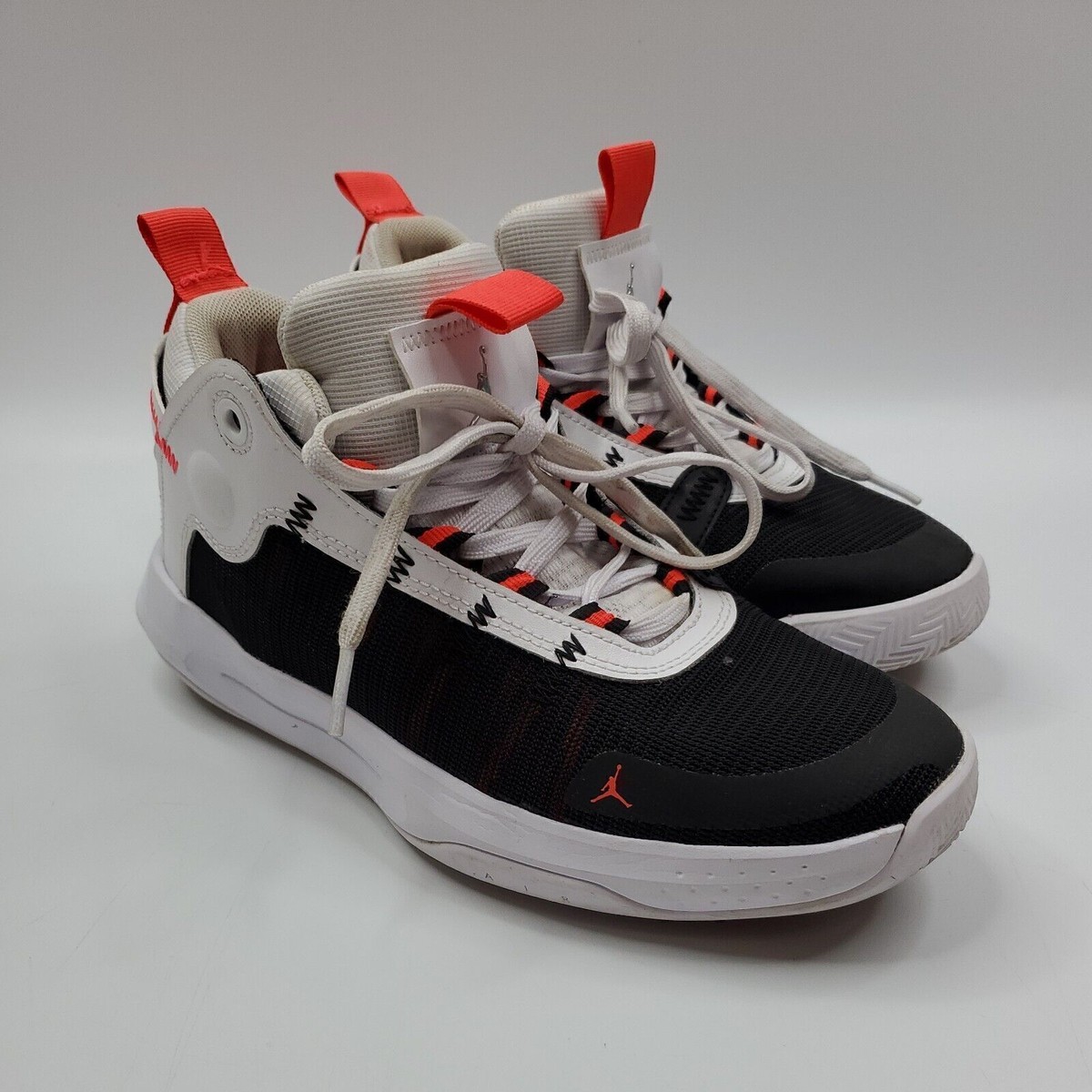 Nike Jordan Jumpman 2020 Flight Youth Shoes Black White Size