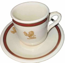 Vintage Dunn Bennett & Co Ritz  Carlton  Hotel  Porcelain Cups And Saucers