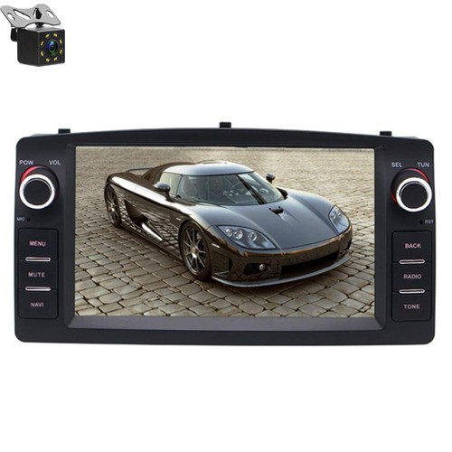 Touch Screen Video Player Bluetooth WiFi W/Cam Fit For Toyota Corolla 2003-2008 - Picture 1 of 6