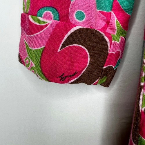 Vestido para mujer Milly of New York talla M retro inspirado psicodélico colorido floral - Imagen 10 de 10