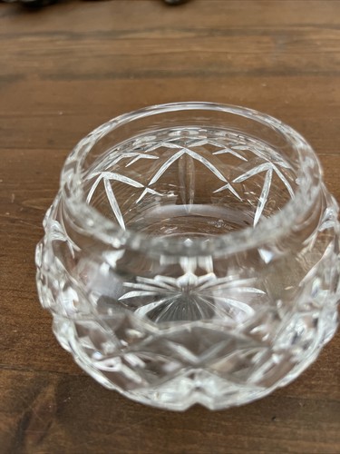 Waterford Crystal Silverplate Powder Bowl Vanity Trinket Jewelry Jar - Picture 2 of 8