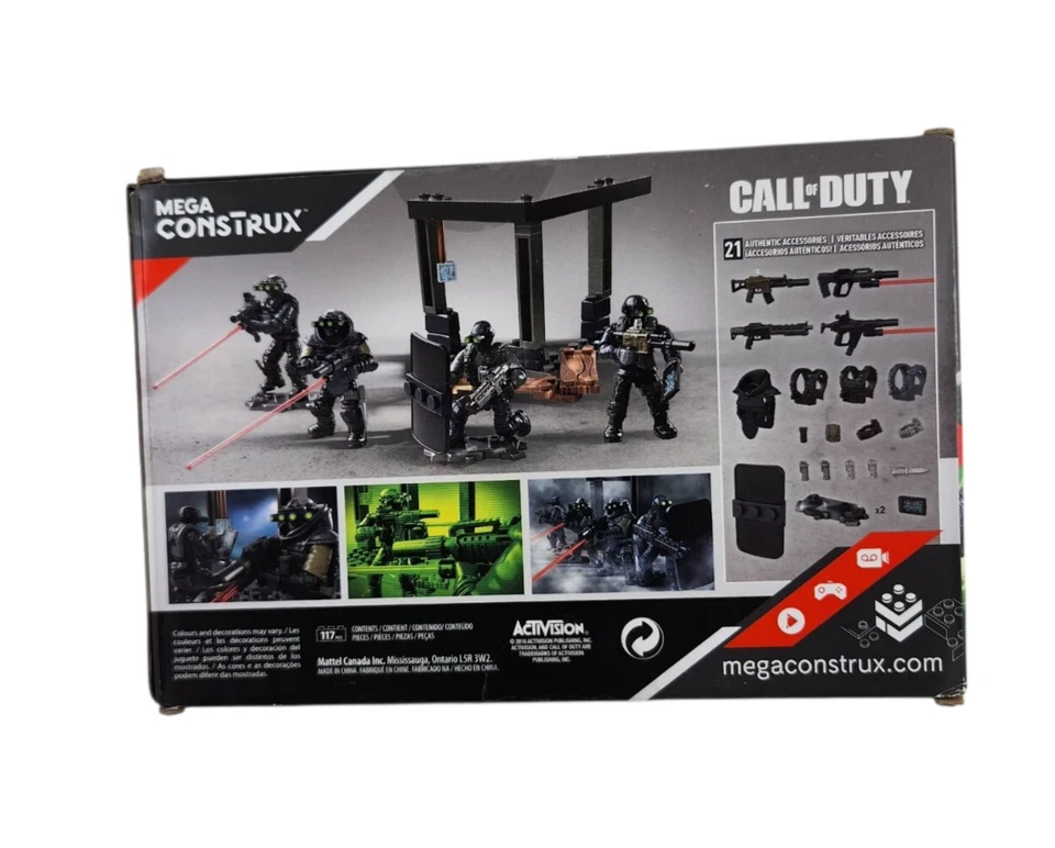 Mega Construx Call of Duty Night Ops Blackout Squad DXB61 117 Pieces 2016 New - Image 2 of 4