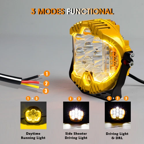 5 inch 7 inch LED Work Light Pods Spot Flood Combo Fog Lamp Offroad Driving Car - Picture 10 of 12