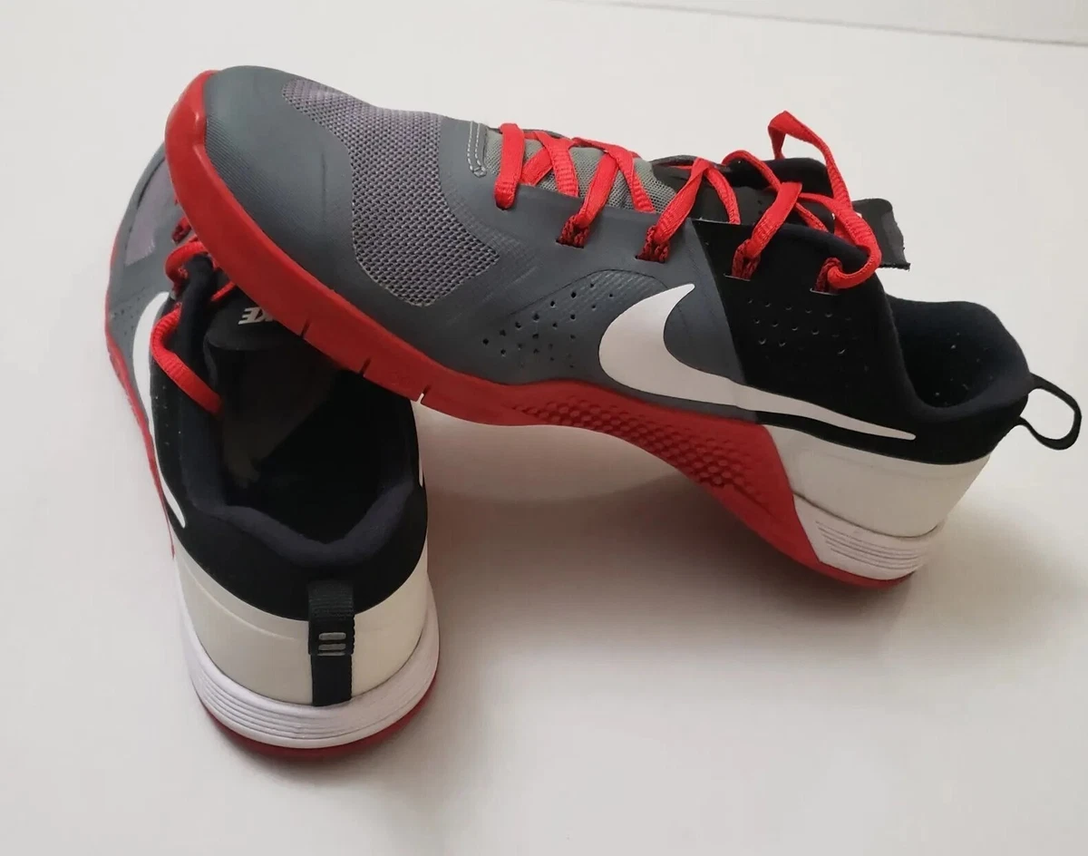 Nike Metcon 1 Freewire Cross Training Running Mens Size 10 Gray White Red Shoe