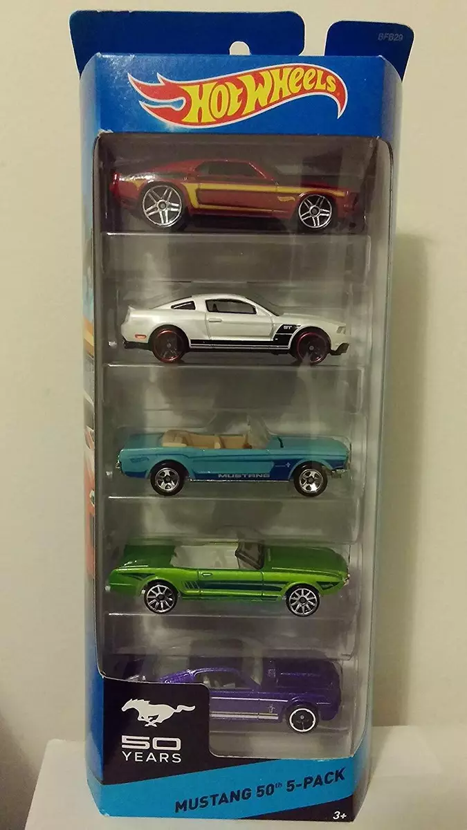 Hot wheels mustang 50 years 5 pack sales