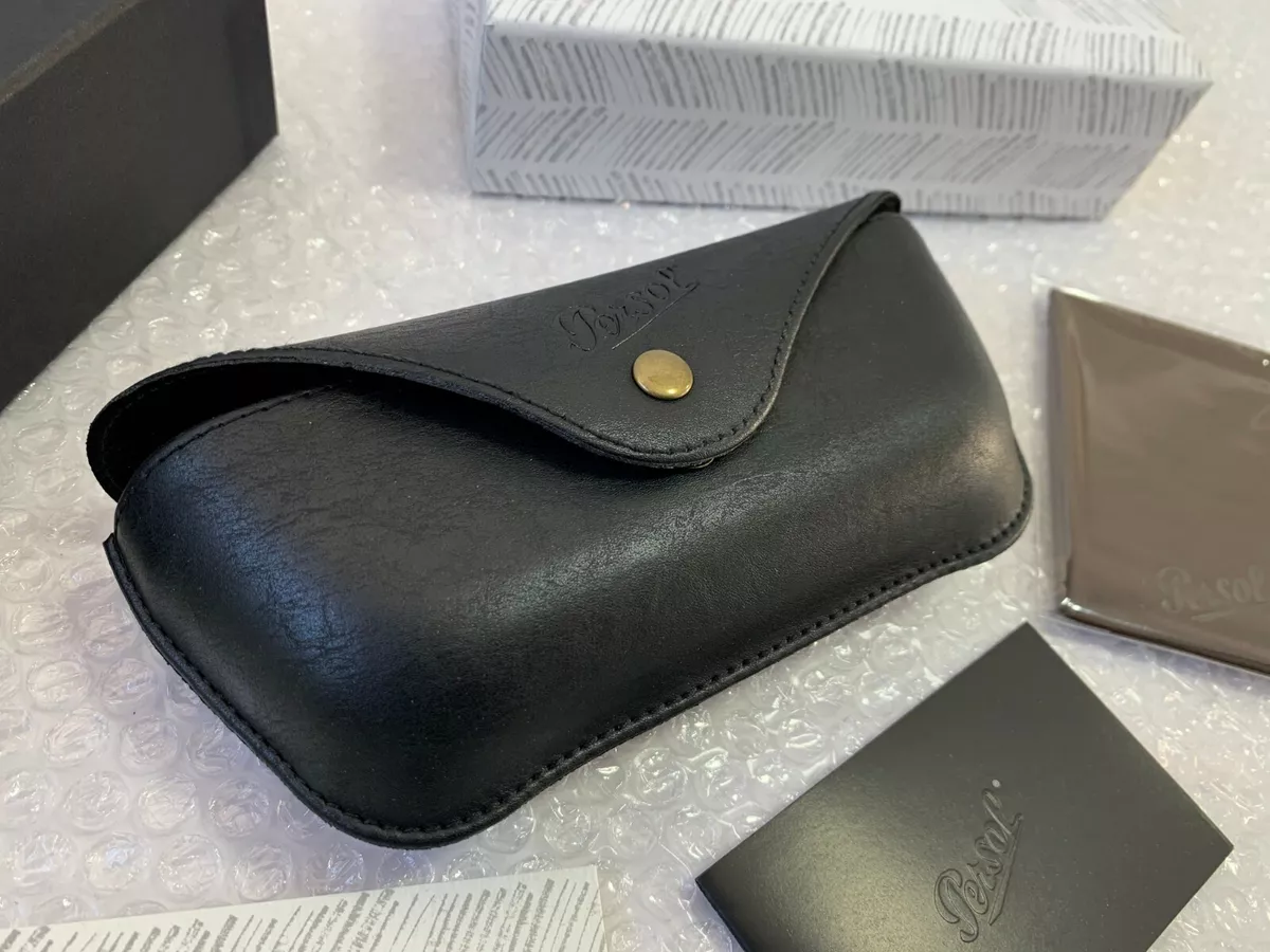 Case Persol Sunglasses S W Black Authentic eyeglasses Case eBay