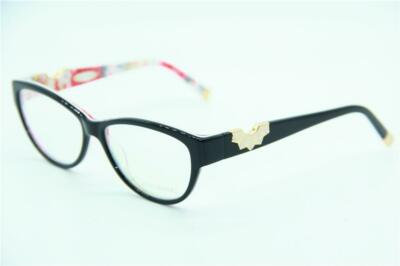 NEW COCO SONG IN BLOOM COL. 1 BLACK AUTHENTIC FRAMES EYEGLASSES  53-15