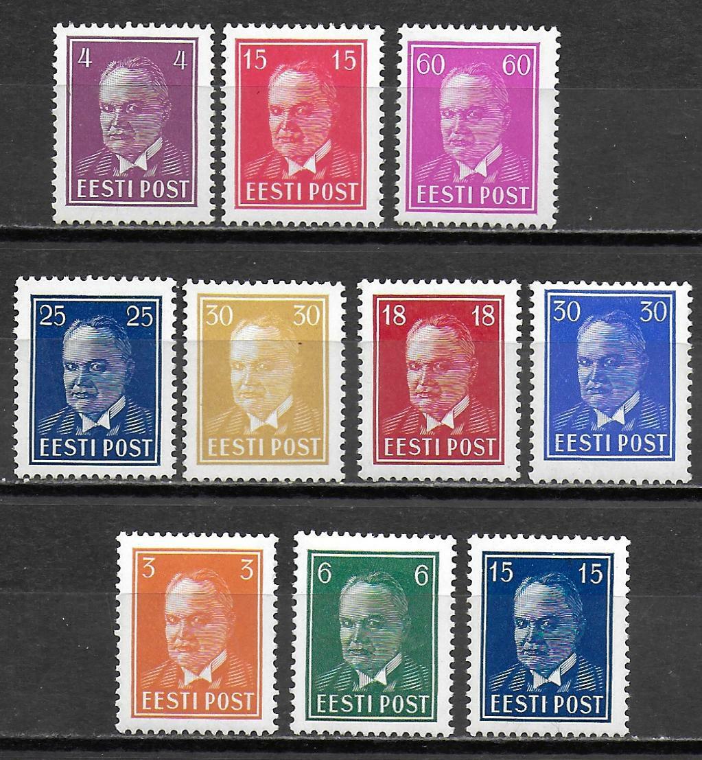 Estonia stamps 1936 MI 124126+135136+146147+156158 MLH VF eBay