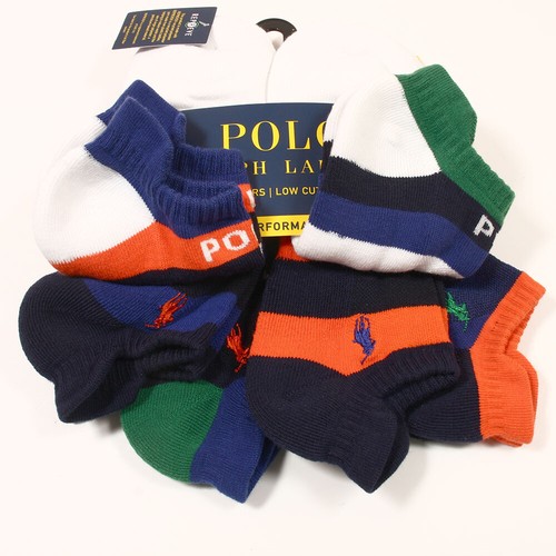 Polo Ralph Lauren 6 pares de calcetines deportivos clásicos de corte bajo talla 6-12,5 - Imagen 25 de 32