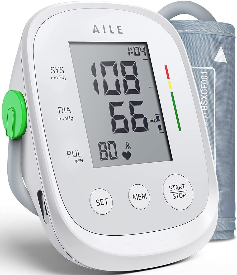 Tensiomètre bras pour hypertension avec grand affichage et brassard ajustable
