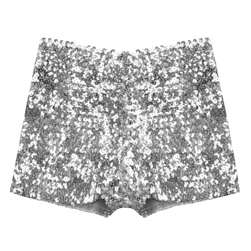 Girls Pants Beach Clubwear Dancing Shorts Sequins Costume Youth Dancewear Hot - Picture 36 of 107
