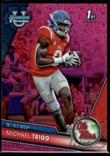 2023 Bowman Chrome U Michael Trigg Pink Refractor /150 #128