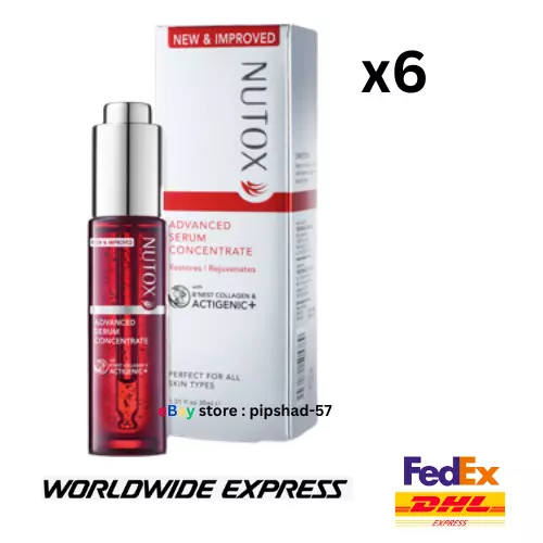 6x NUTOX Advanced Serum Concentrate 30ml with B NEST COLLAGEN