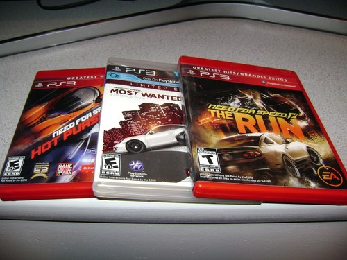Need For Speed PS3 Hot Pursuit/Most Wanted limited Edition/The Run