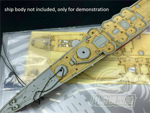 1/700 USS San Francisco CA-38 1944 Battleship Wooden Deck for Trumpeter 05747 - Picture 2 of 4