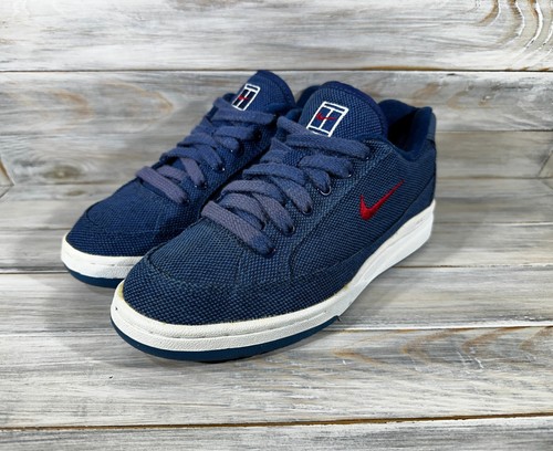 Vintage Nike GTS Canvas Unisex Sneaker Navy Sehr Selten Retro Schuhe - Bild 4 von 24