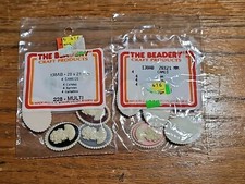 Vintage The Beadery Craft Products 228 Cameo Ivory multi 8 Cameos New Old Stock 