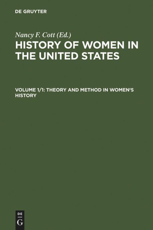 Thumbnail - Nancy F. Cott | Theory And Method In Women's History | Buch | Englisch