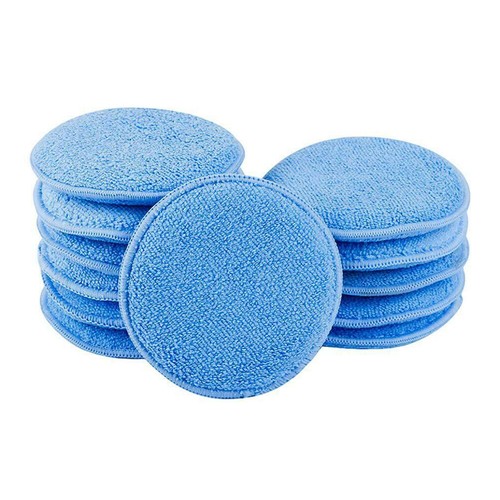 5'' Car Microfiber Polishing Pads Wax Applicator Foam Sponge Cleaning Buffer LOT - Picture 2 of 18