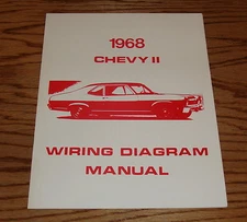 1968 Chevrolet Chevy II Nova Wiring Diagram Manual 68
