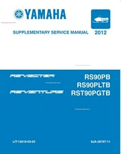 Yamaha RS Vector RS Venture 2012 Service Manual Supplement LIT-12618-03-03
