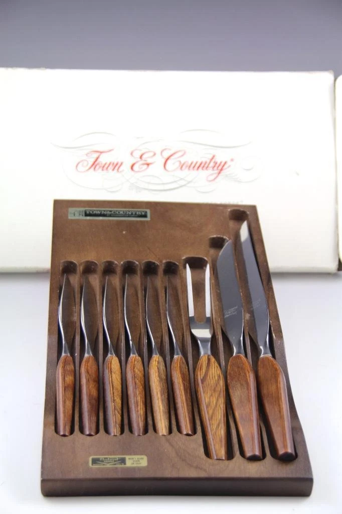 Town & Country Washington Forge Fleetwood Handle Serrated Knife & Carving Set