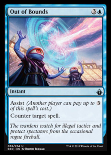 MTG-4x-Near Mint, English-Out of Bounds-Battlebond - Picture 1 of 1