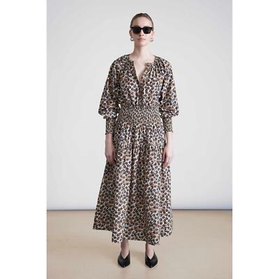 apiece apart la ventura maxi dress Apiece Apart La Ventura Maxi In Leopard Small