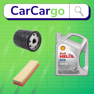 SERVICE KIT FOR Peugeot 206 1.4 CNG Petrol 2006-2007 OIL AIR SHELL OIL 5W-30
