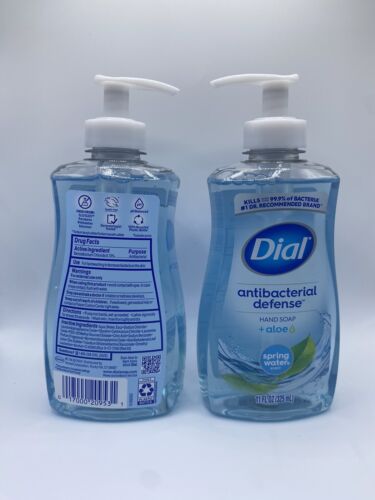 Dial Complete Antibacterial Liquid Hand Soap + Aloe Spring Water 11 FL OZ (2PK)