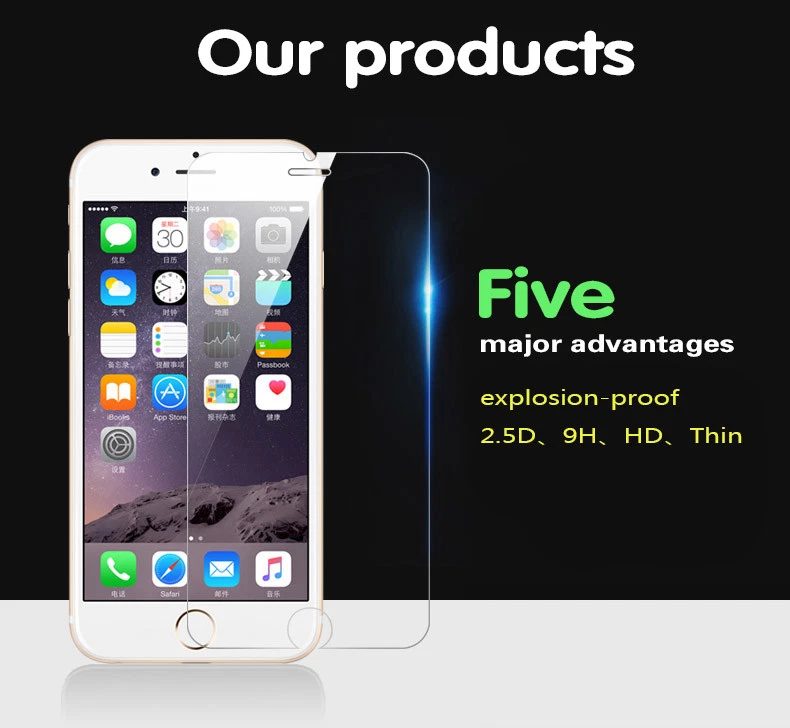 9h premium tempered glass screen pro iPhone 6/7/8 Plus - Image 2 of 4