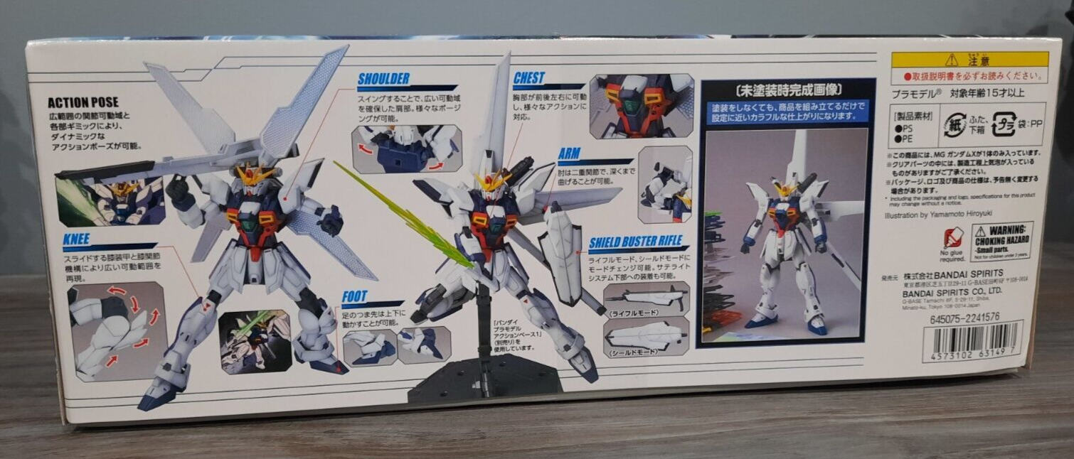 MG 1/100 Gundam X GX-9900 BANDAI Plastic Model Kit After War Gundam X