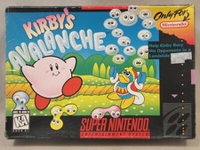 Kirby's Avalanche Super Nintendo  SNES Authentic BOX ONLY