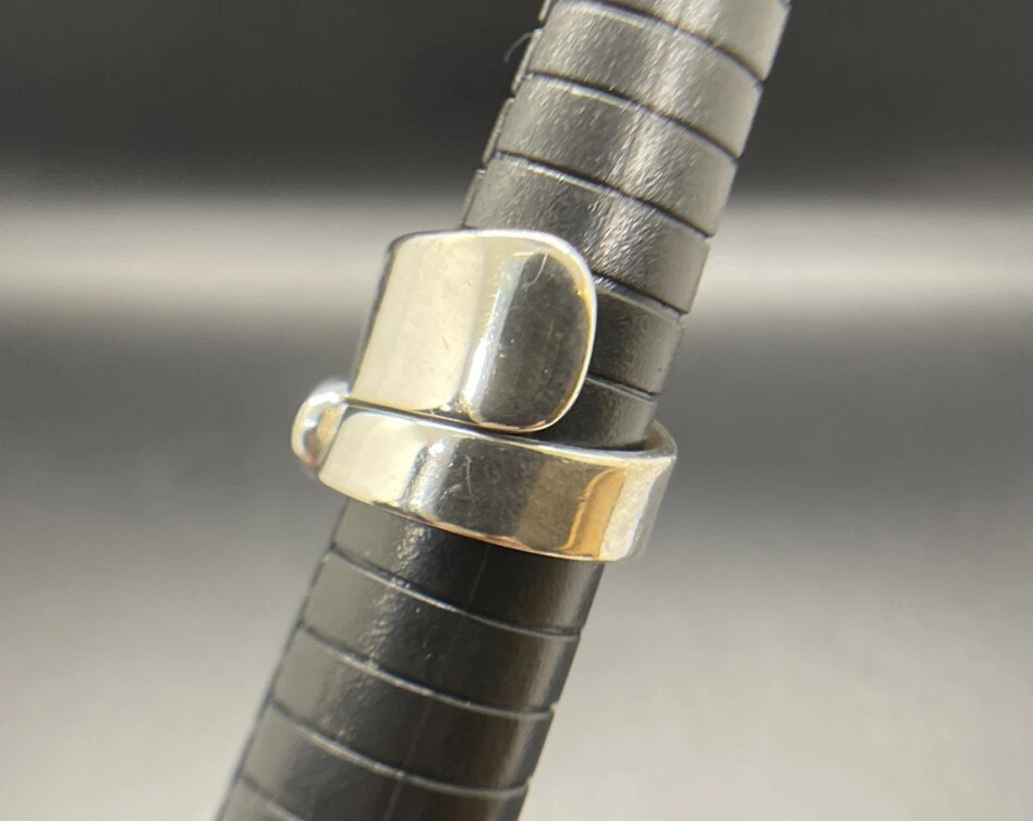 Rare SILPADA .925 Sterling Silver Black Onyx Wrap Style Ring R0946 Size 6 - Image 2 of 4