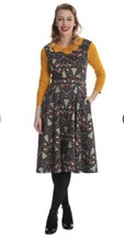 BNWT Sz14 & 16 Banned Heritage Scandi 50s Kitsch Vintage Style Dress £58 Online