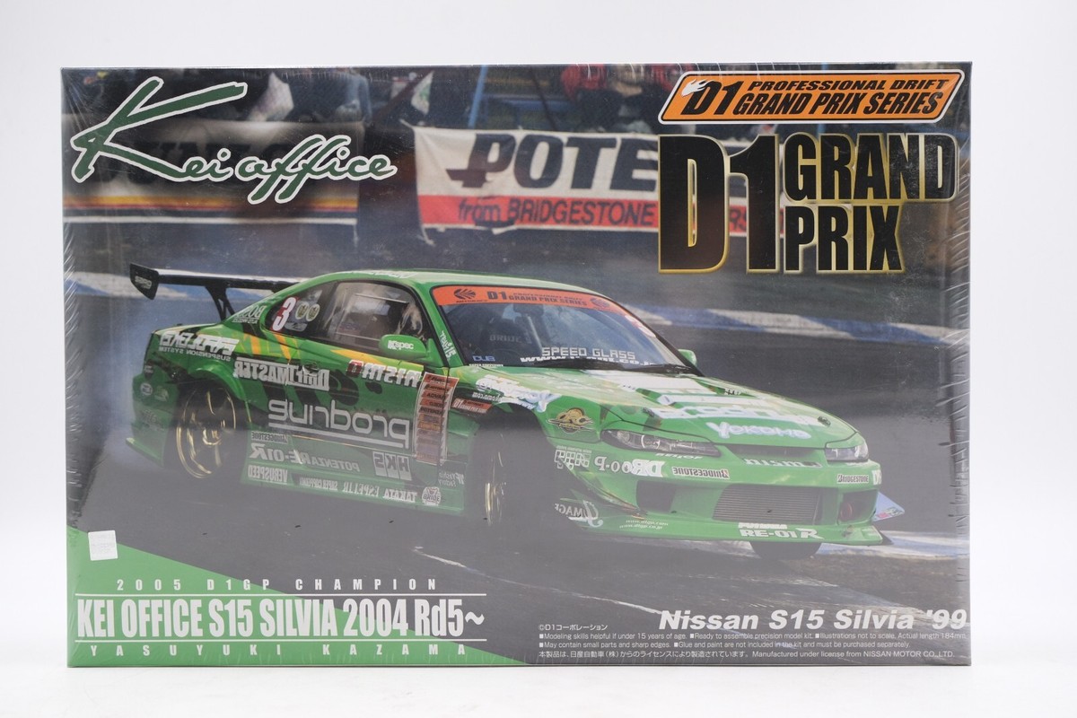 New Aoshima 1/24 Nissan Silvia 1999 S15 D1 Grand Prix Kei