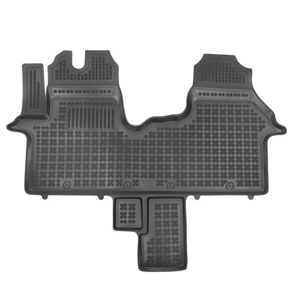 Gummi-FußMatten Renault Trafic 2021- (Vorne) Rezaw-Plast Passgenau Auto Set-image