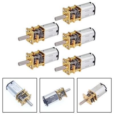 5PCS For GA12-N20 DC 12V Gear Reducer Reduction Motor Deceleration Gear Motor
