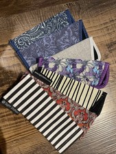 Lot Of 7 Different Soft Shell Eye Glasses Sleeves Cases Only