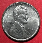1943S US LINCOLN Cent! FULL WHITE! Philadelphia Mint! Choice Uncirculated Detail