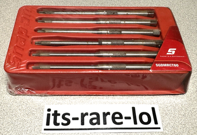 #ad Snap On Tools SGDMRCT60 Ratcheting Screwdriver TORX 6 Pc Set T10 T30 NEW SEALED $339.99