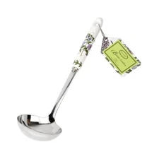 Portmeirion Botanic Garden Ladle, Porcelain Handle, Clematis Motif