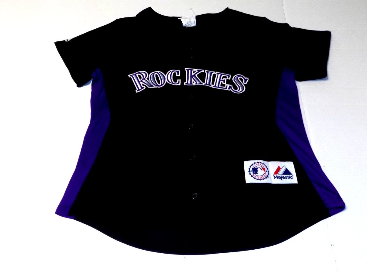 Majestic MLB ColoradoRockiesユニフォーム　レディース Majestic MLB ColoradoRockiesユニフォーム レディース womens-nike