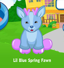 Webkinz Lil Blue Spring Fawn Virtual Adoption Code Only Messaged Webkinz Code  