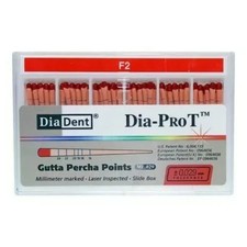 DiaDent Tapered Dia-PRO T Gutta Percha Points ML.029 All Sizes 60/Box