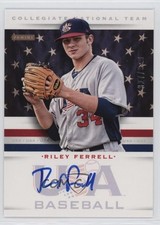 2013 USA Baseball Box Set Collegiate National Team /399 Riley Ferrell Auto 0s2m
