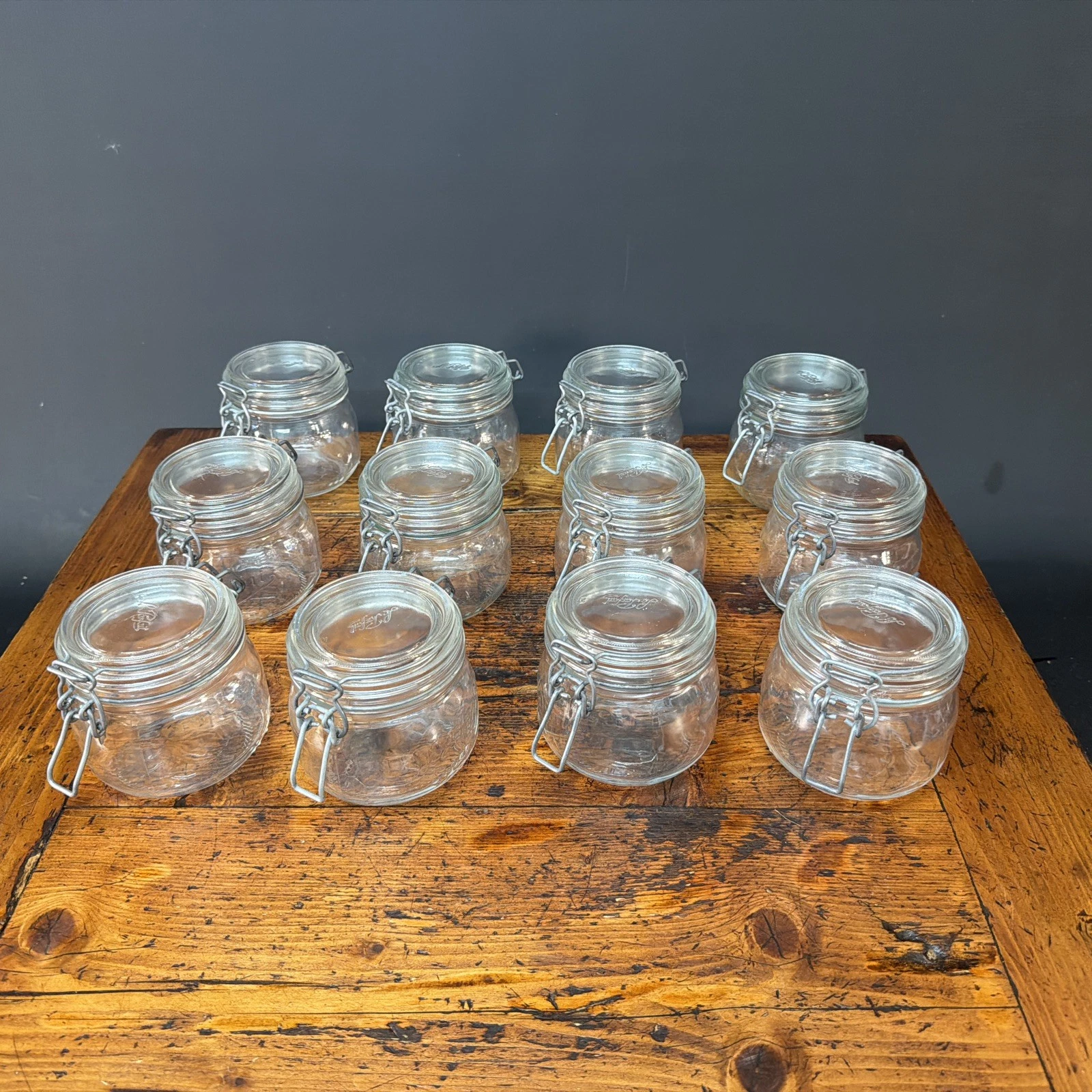 Le Parfait Super Terrine Jar | 12oz 350ml French Glass Airtight Jars x 12