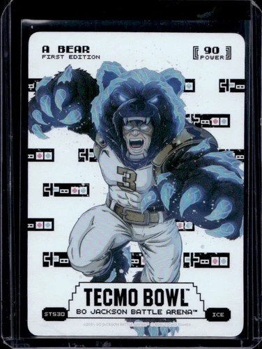 2026 Bo Jackson Battle Arena Tecmo Bowl A Bear 1st Sore Thumb Battlefoil #ST530