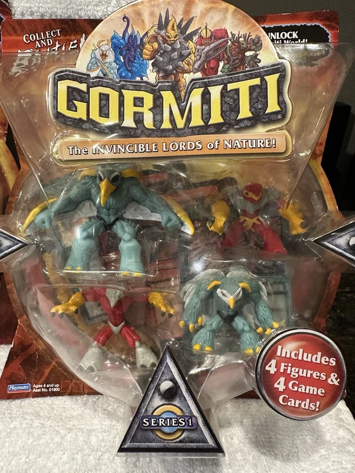 GORMITI Los Señores Invencibles de la Naturaleza Serie 1 (4 - Pack) 4 Figuras y 4 Cartas Foto 2 de 4