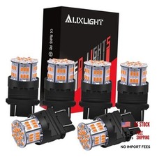 3157 LED Bulbs 54-SMD 300 Super Bright 3056 3157/ 3057/ 3457 Amber Yellow
